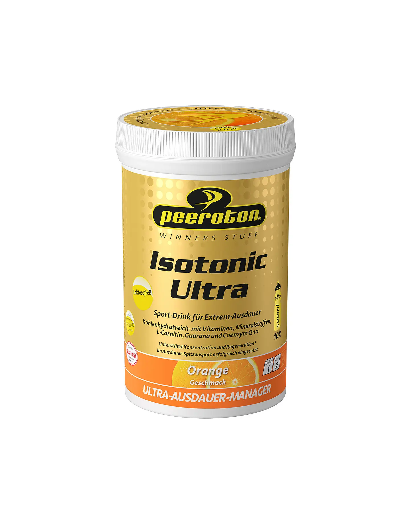 PEEROTON | Isotonisches Getränkepulver Orange 300g | 